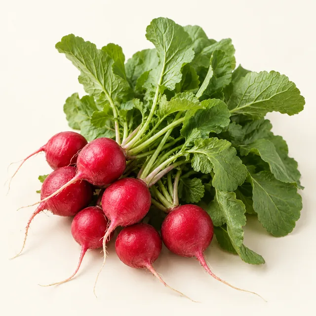 Peppery little radishes