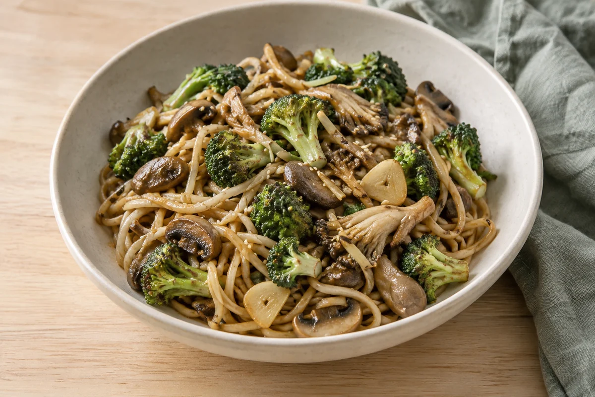The better-than-a-side noodles: prepared recipe serving suggestion